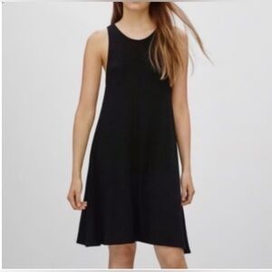 Wilfred Free Aritzia Black Mini Dress